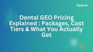 Dental GEO Pricing